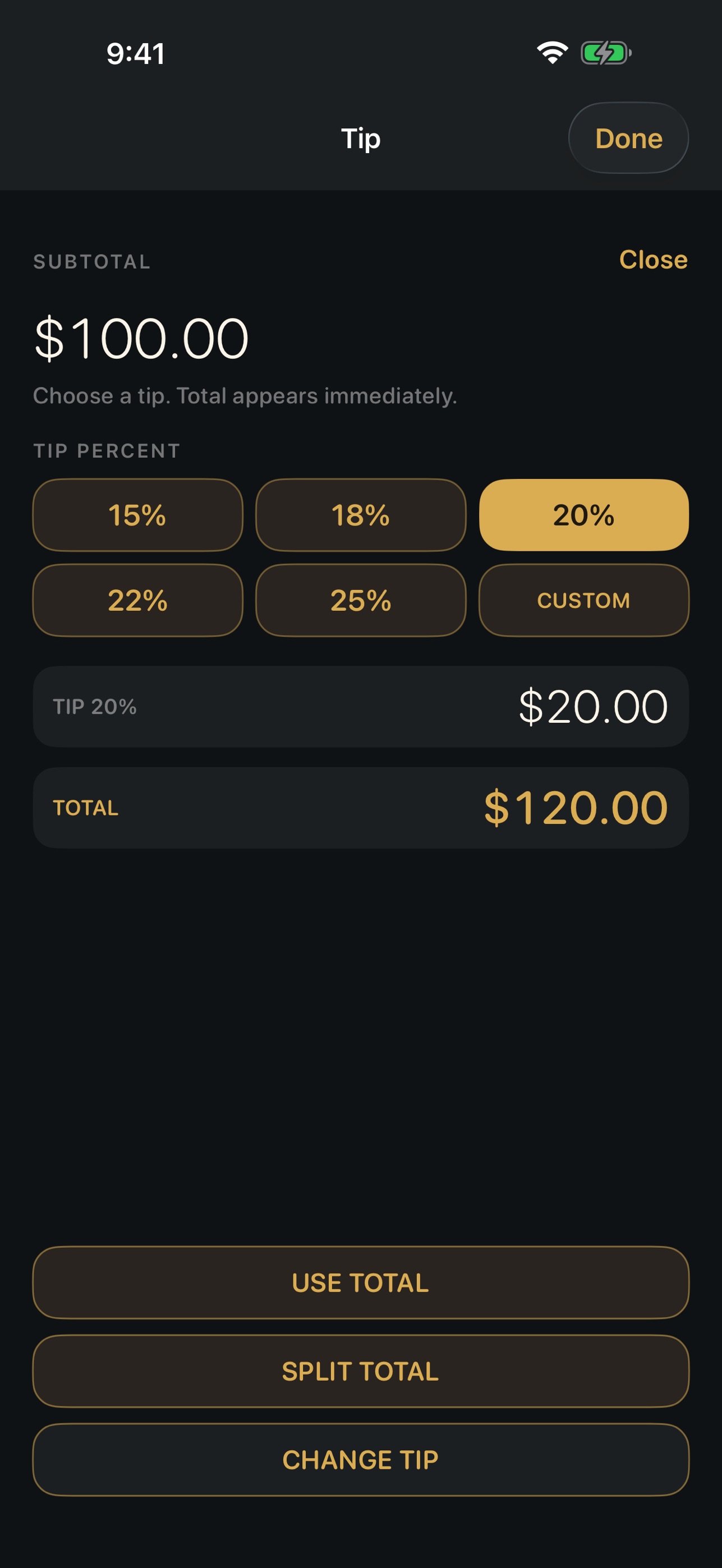 Screenshot 3 of Restaurant Calculator Pro