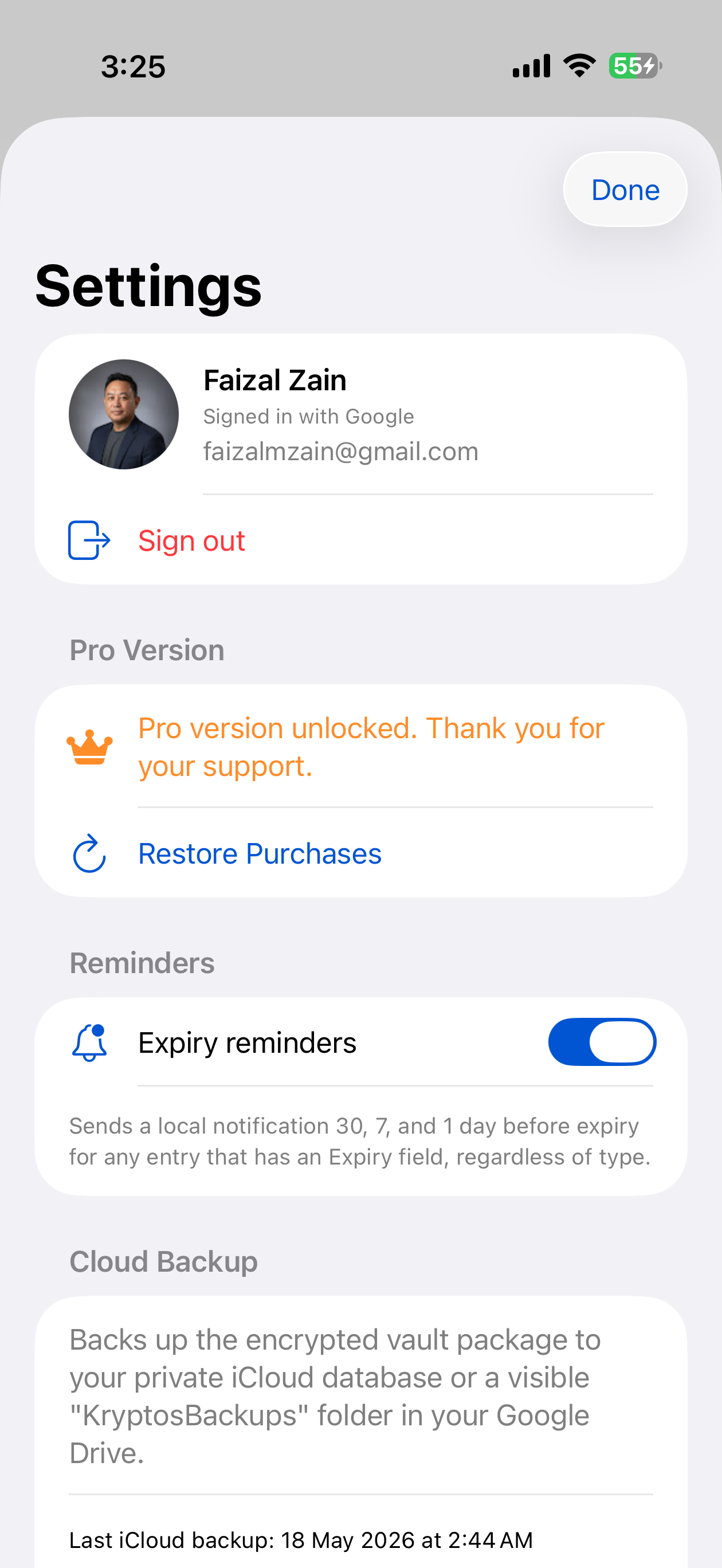 Kryptos : Private Vault screenshot 5