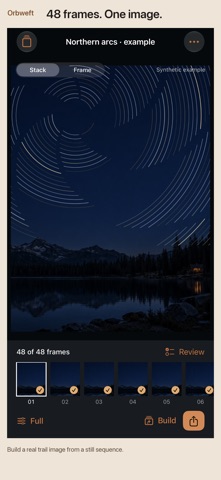 Orbweft Star Trails Screenshot 1 of 5