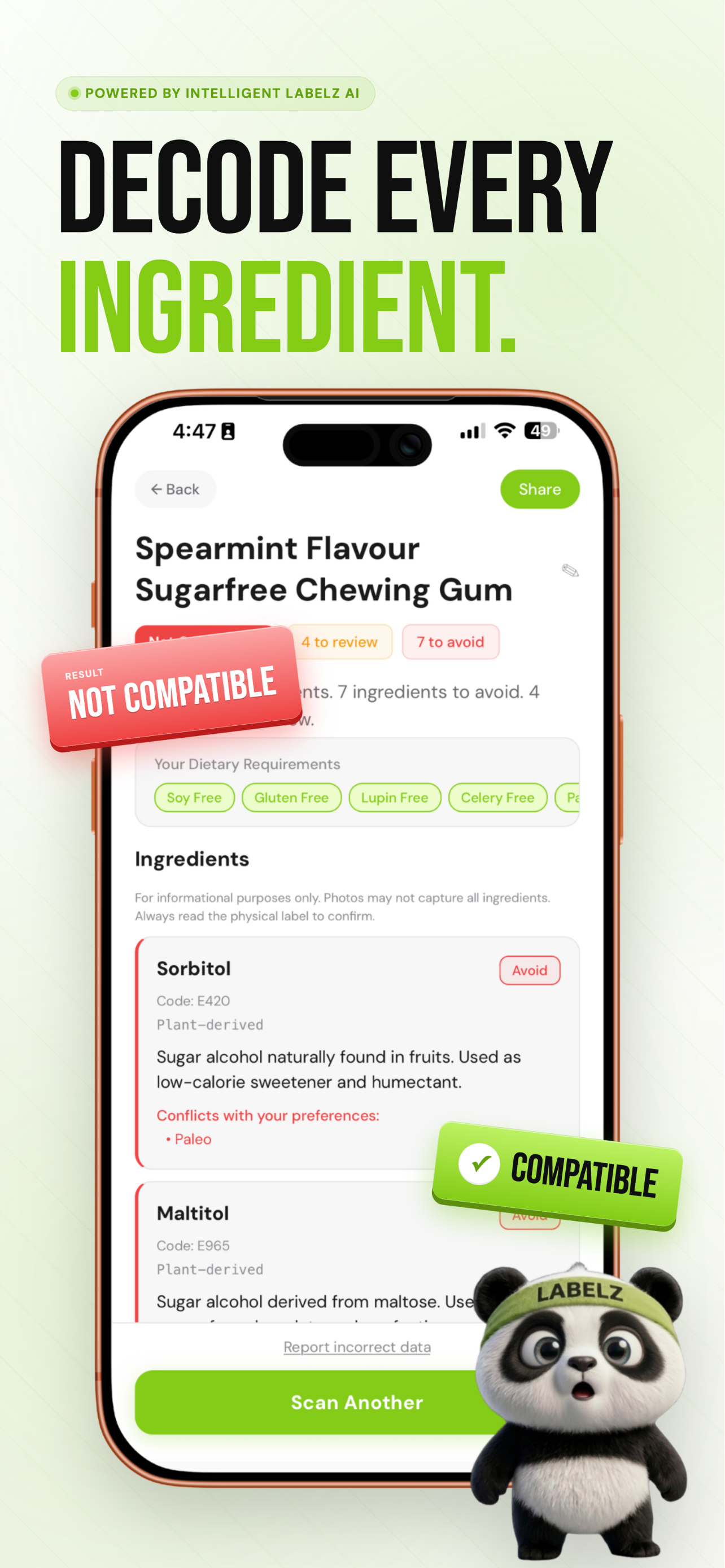 Labelz AI - Ingredient Scanner