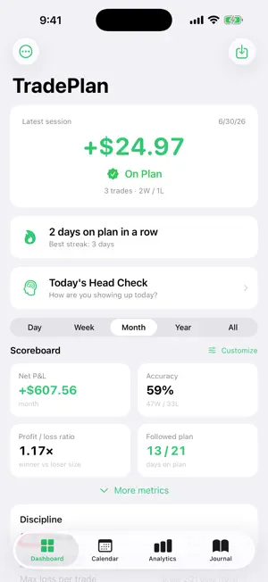 TradePlan screenshot 3