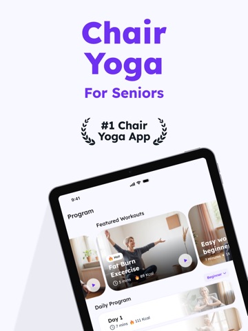 Chair Yoga for Seniors iPad screenshot