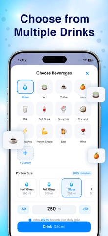 Water Reminder & Drink Water iPhone screenshot