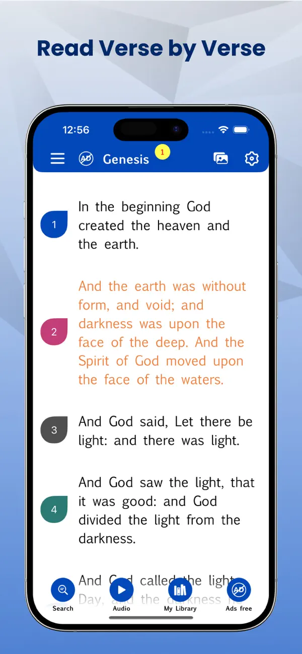 Screenshot #1 pour King James Bible Audio - KJV