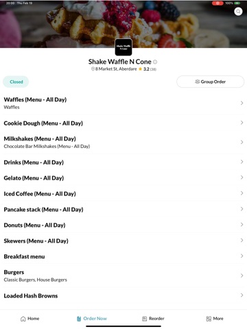Shake Waffle N Cone iPad screenshot