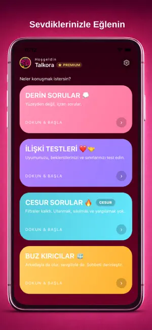 Ask Me More – Derin Sorular iPhone screenshot 1