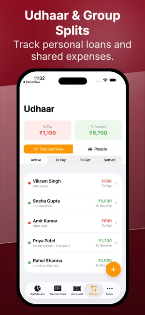 PaisaFlow: Money Manager screenshot 4