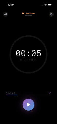 FocusDrop: 25 Min Timer screenshot