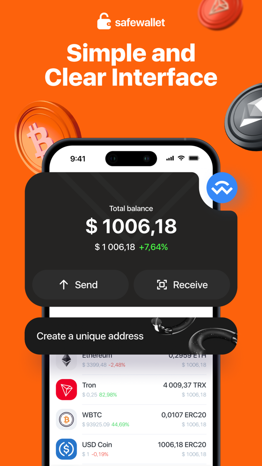 #1. Safe Wallet Crypto Blockchain (iOS) 由: CRYPTO EX