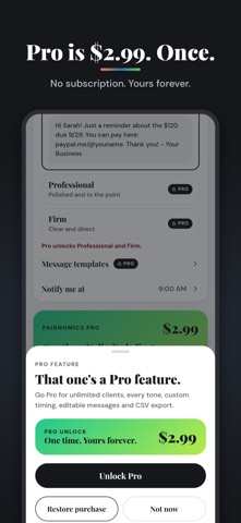Paidnomics - Collect debt owed screenshot 7