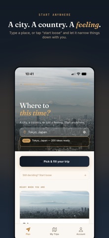 Wandercrafted: AI Trip Planner Screenshot 1 of 10