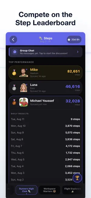 Steps: Fitness Challenge screenshot 1