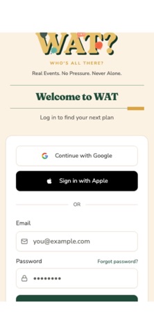 TheWATapp iPhone screenshot