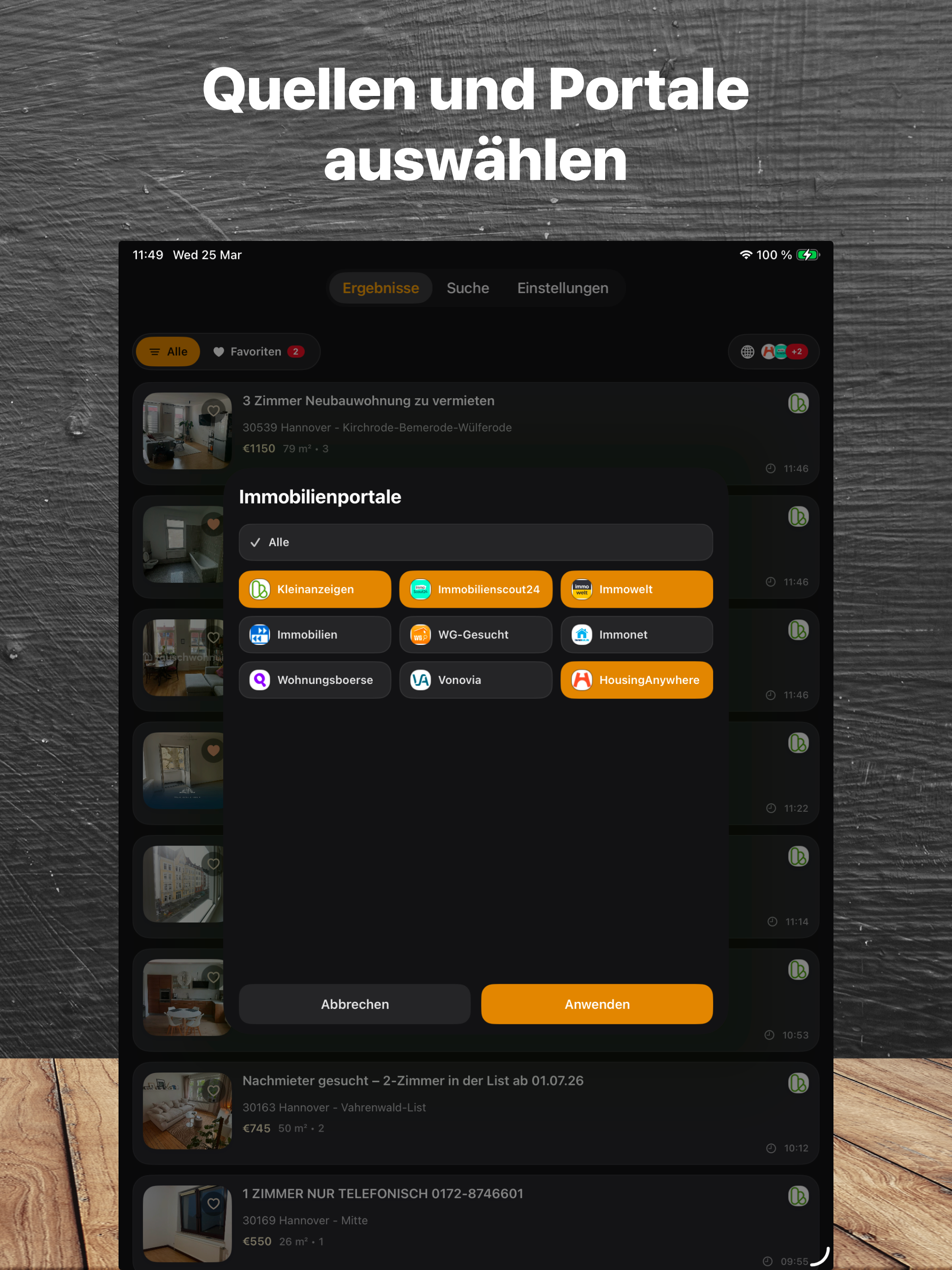 Hannover Apartment Rent Finder