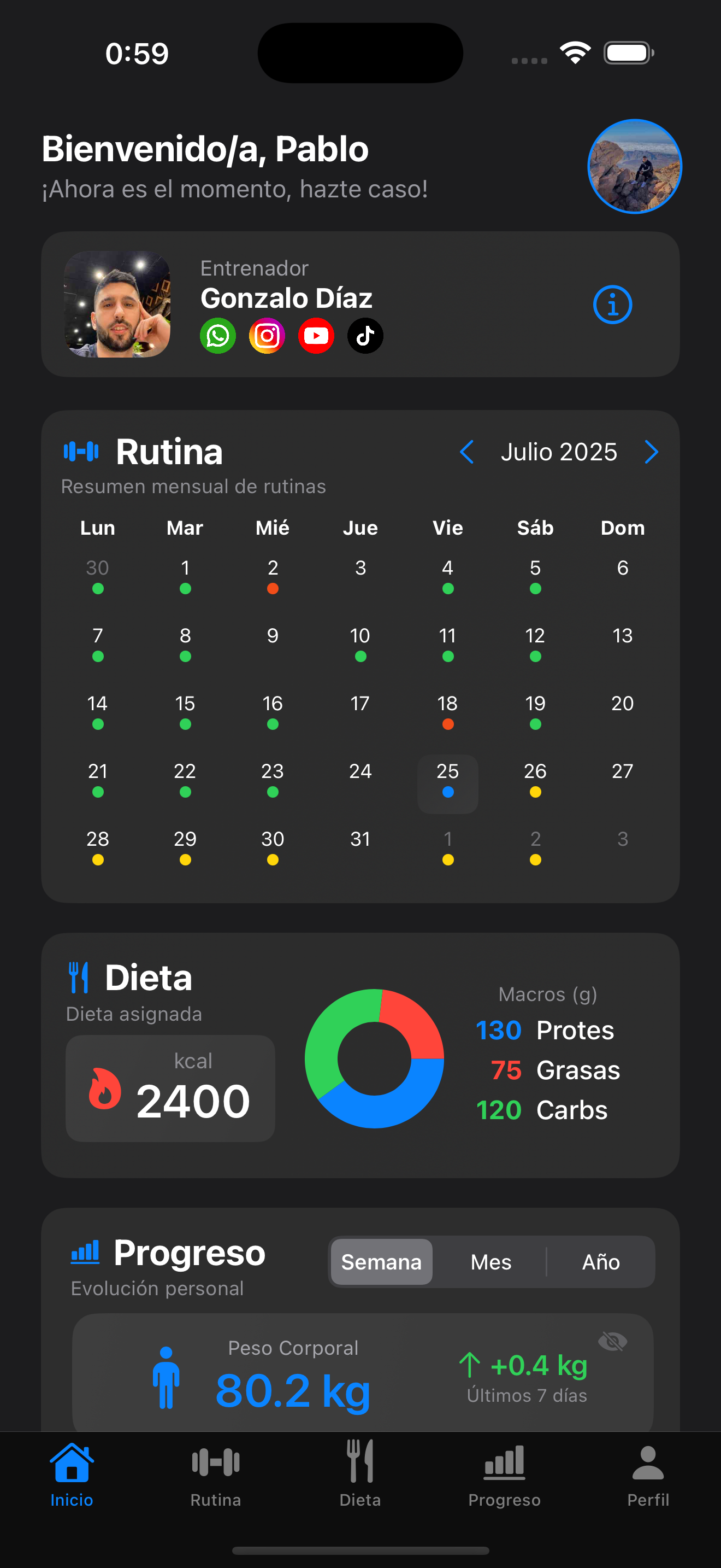 GonzaloDiazFit screenshot 4