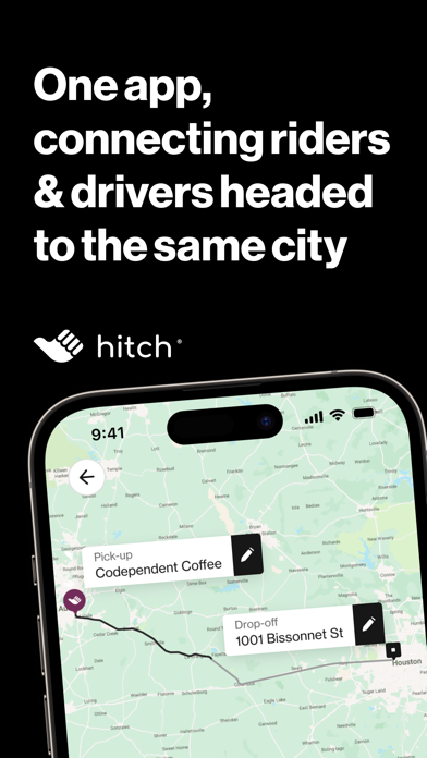 Hitch - City-to-City Rideshare Screenshot
