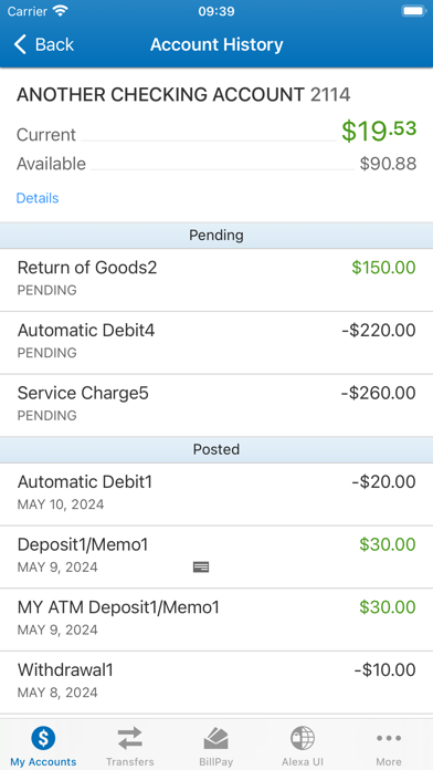 City National Bank of Florida Screenshot