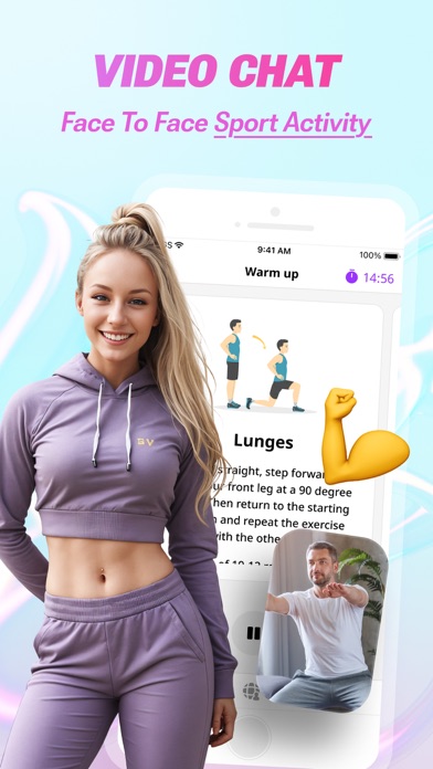 Adult Video Chat Live Fitness Screenshot