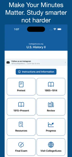 College4Less: History II screenshot 1