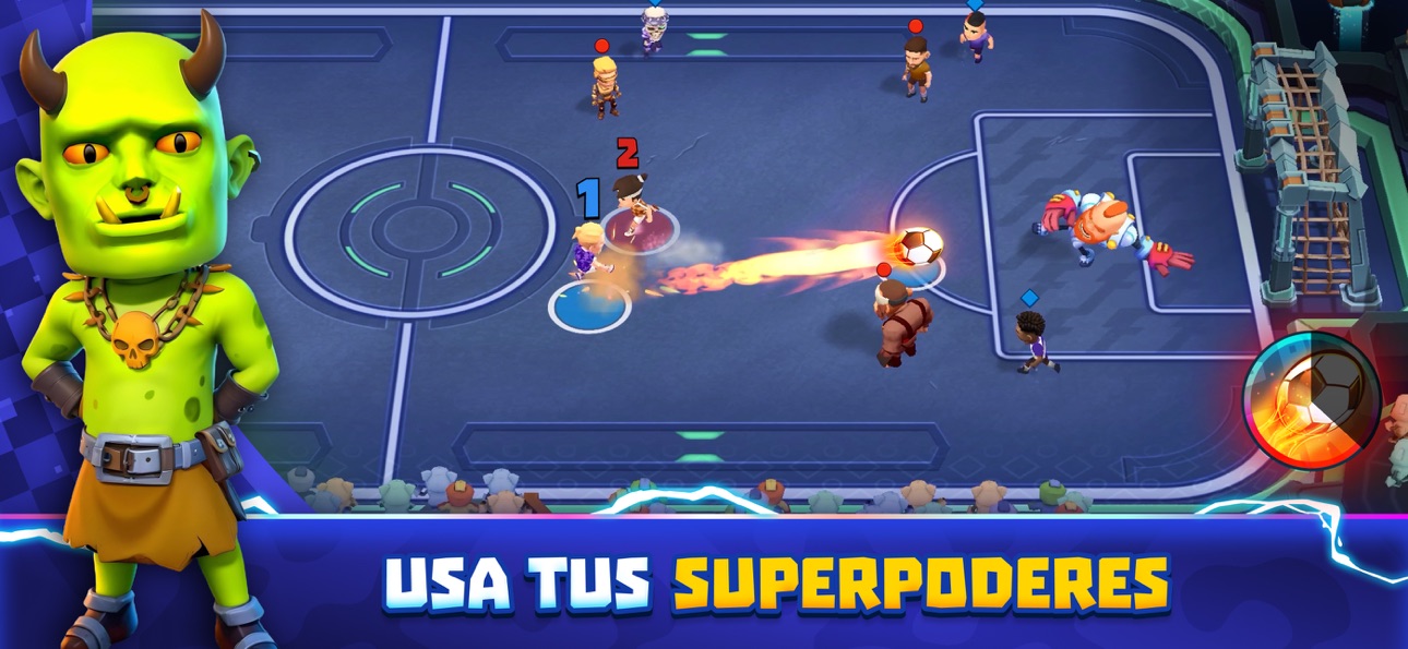 Goal Battle - Soccer Games iOS Mod IPA screenshot 4 - iOS game interface