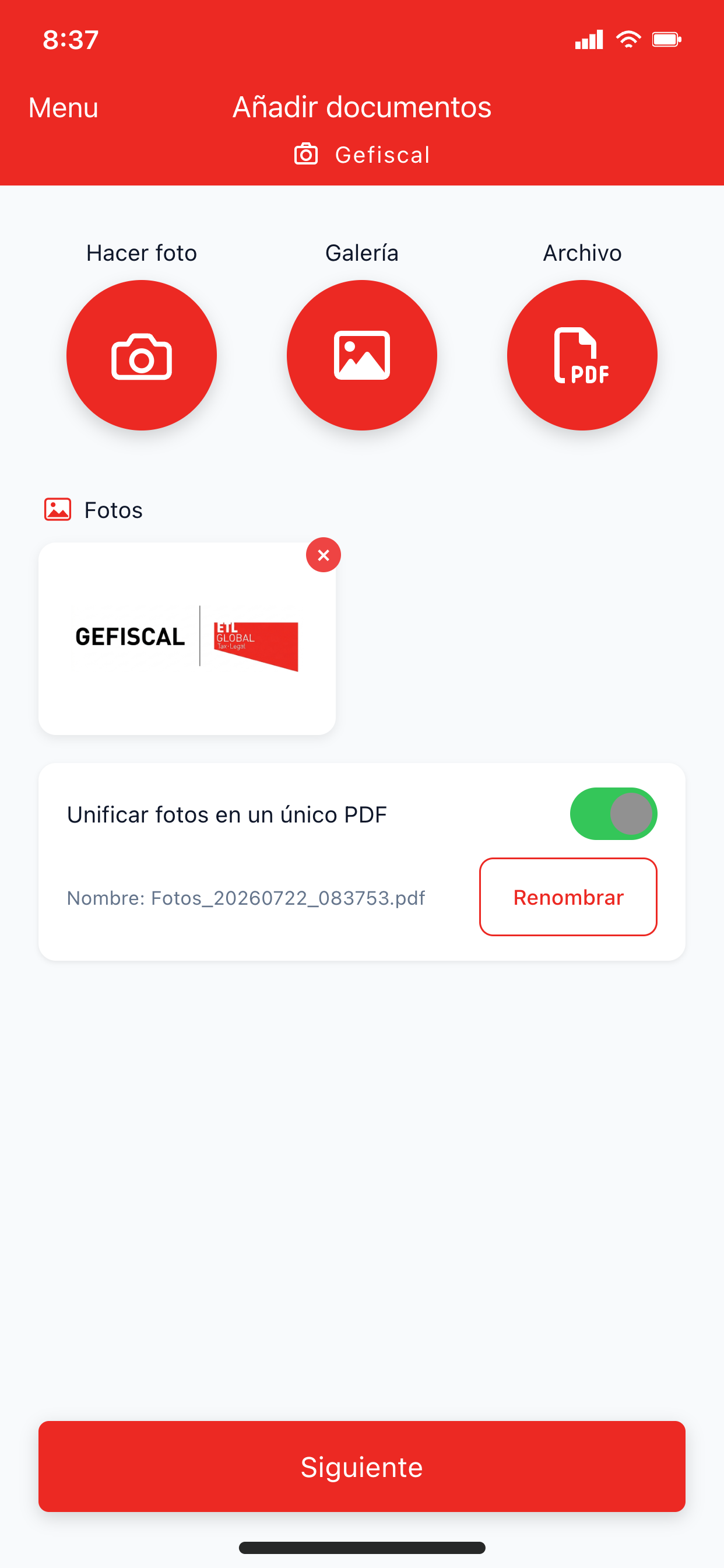 Gefiscal screenshot 4