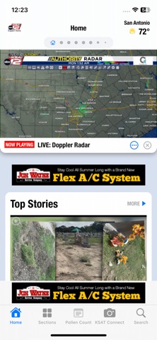 KSAT 12 News screenshot