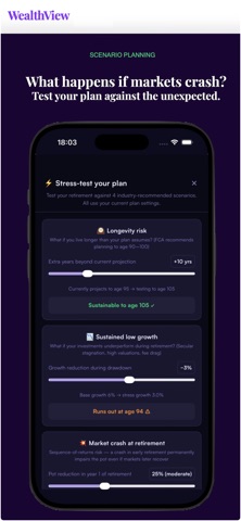 WealthView: Pension Planner UK Screenshot 8 of 10