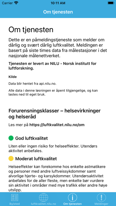 Screenshot #3 pour VarselLuftNå