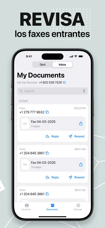 FaxFree: Enviar fax con iPhone screenshot 3 of 8