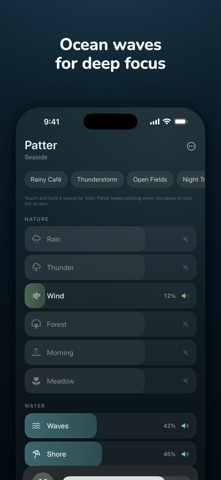 Patter: White Noise & Rain Screenshot 3 of 4