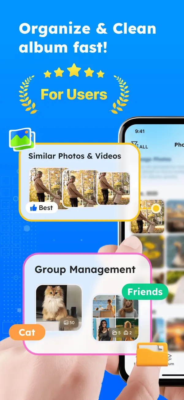 Screenshot #1 pour Album Master: AI Photo Cleaner