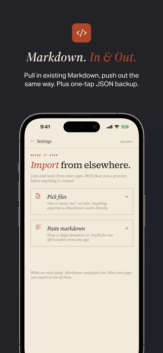 Ink: Notes, Lists & To-Dos Screenshot 7 of 10