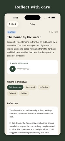 Afterward: Christian Journal iPhone screenshot