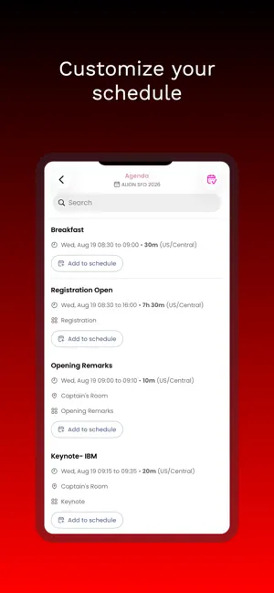 DSC Event App screenshot 2