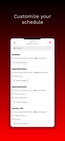 DSC Event App Screenshot 2 of 3