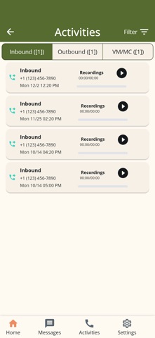 YourReceptionist Client Portal Screenshot 2 of 5