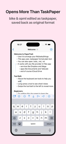 PaperTrail: TaskPaper Client screenshot