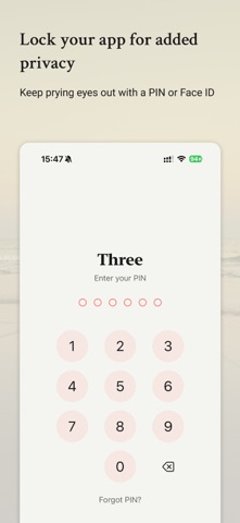 Three – Data-driven journaling Screenshot 3 of 9