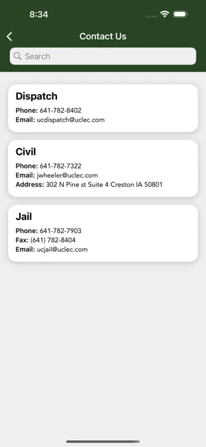 Union County Sheriff IA screenshot 2