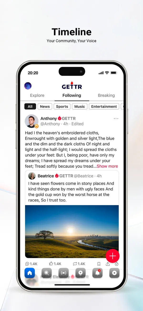Screenshot #3 pour GETTR - A Marketplace of Ideas