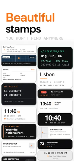 CamTag: Timestamp & GPS Camera screenshot 3