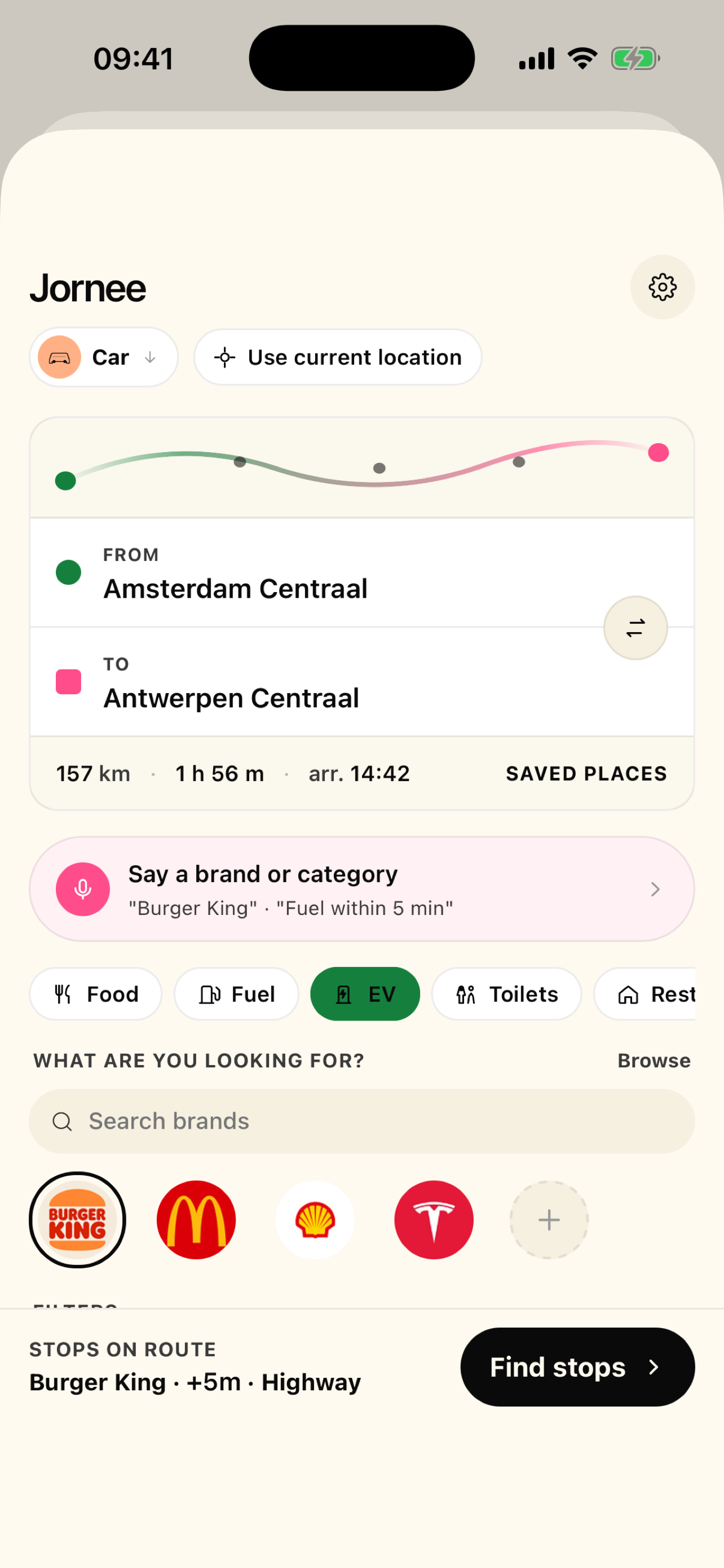 Jornee: Stops Along Route screenshot 3