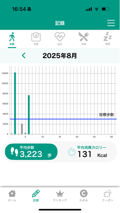 ウエルネスパレット のスクリーンショット