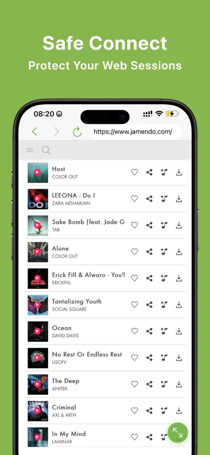 Screenshot 3 von 5 zu µBrowser: Fast, Safe & Private