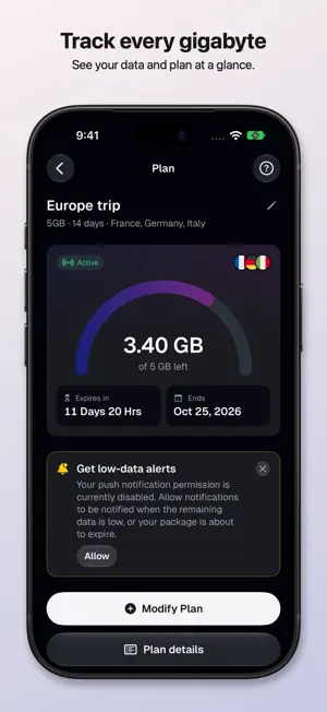 RoamFlux: eSIM for Travel screenshot 3