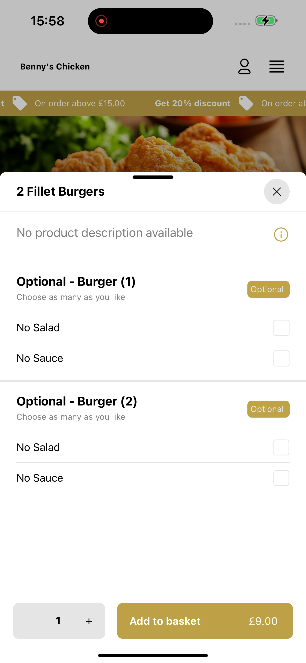 Benny's Chicken screenshot 4