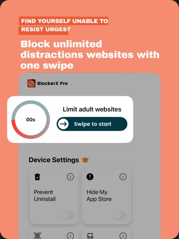 BlockerX Pro: Content Blocker iPad screenshot
