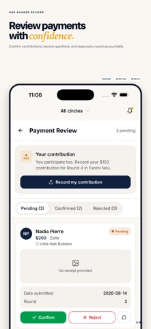 SÒL - Savings Circles iPhone screenshot