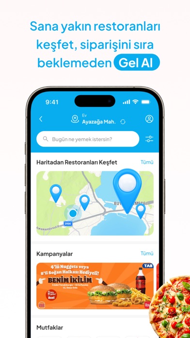 Screenshot #3 pour Tıkla Gelsin® - Yemek Siparişi
