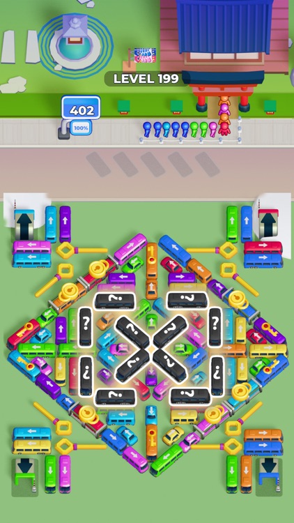 Bus Sort: Color Parking Jam